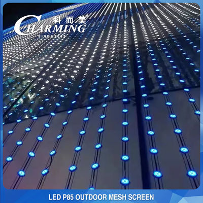 P85MM IP67 Outdoor LED Mesh Screen AC180-240V Durevole impermeabile